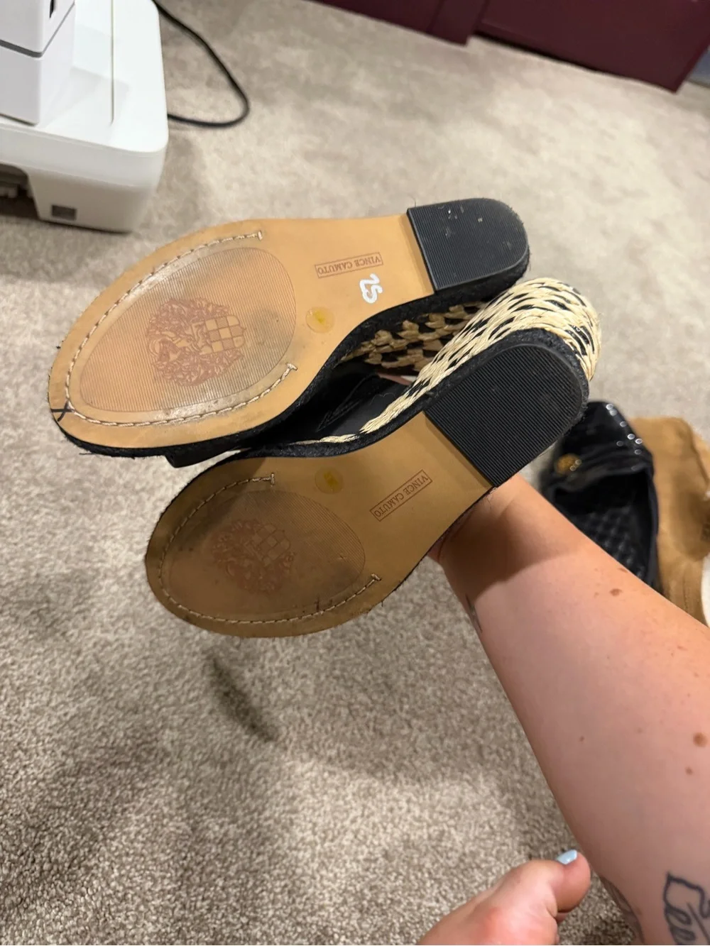 Vance Camuto Women's Fayla High Heel Wedge Mule Sandals